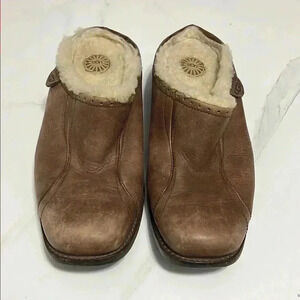 UGG Brown Sheepskin Lined Shoes